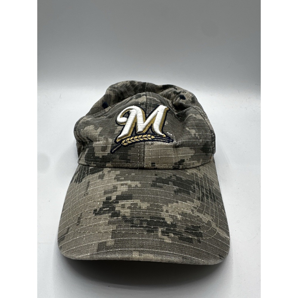 Milwaukee Brewer Miller‎ High Life Beer Baseball Cap Hat Camo Melonwear